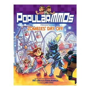 PopularMMOs Zombie’s Day Off Pat + Jen Book Graphic Novel Minecraft Youtuber